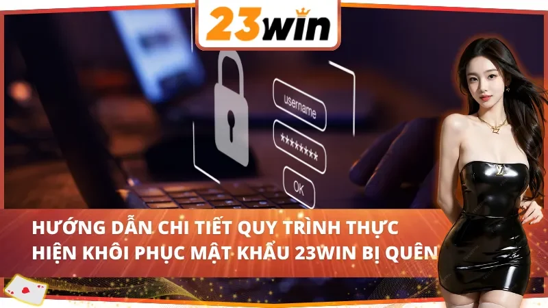 Chi tiết cách khôi phục khi bị quên mật khẩu 23WIN