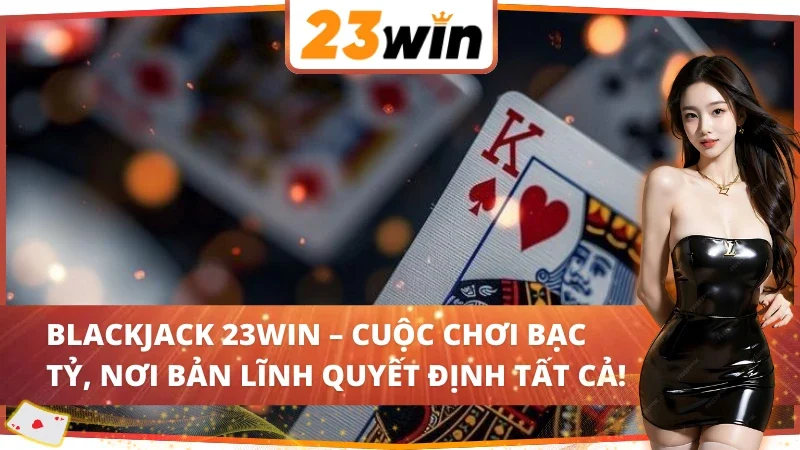 Blackjack Online – Sòng Bài Của Những Kẻ Chinh Phục Số Phận Cùng 23WIN 2 Khoảnh khắc người chơi thắng lớn tại Blackjack 23WIN, chip bay ngập màn hình!