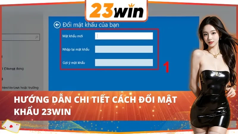 Chi tiết cách đổi mật khẩu 23WIN