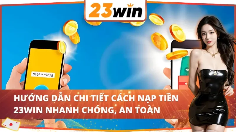 Hướng dẫn chi tiết cách nạp tiền 23WIN