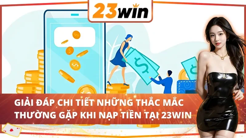 Giải đáp thắc mắc thường gặp trong cách nạp tiền 23WIN