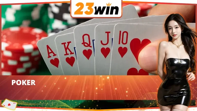 Trò chơi casino Poker nổi bật tại SA Gaming 23WIN