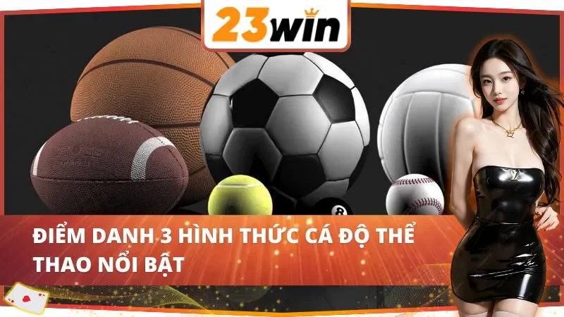 3 loại hình cá độ Thể Thao 23WIN lôi cuốn