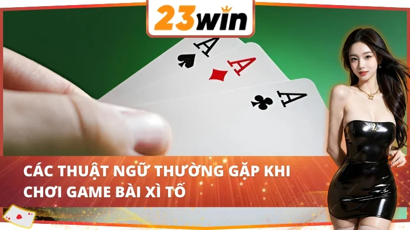 Các thuật ngữ mà người chơi cần biết khi chơi Xì Tố 23Win